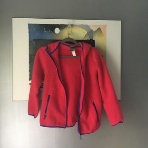 Girl’s LLBean Fuzzy Jacket